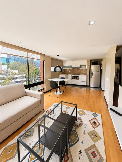 Apartaestudio en venta en Chico Norte, Bogotá, 42 m² · foto 5 de 12