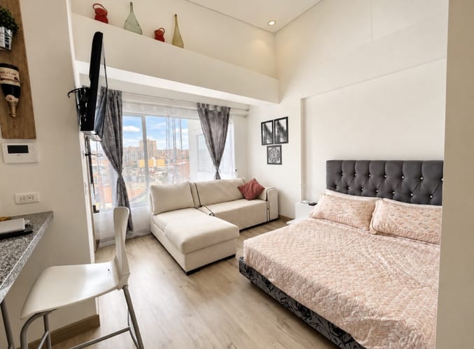 Apartaestudio en venta en Spring, Bogotá, 26 m² · foto 2 de 8