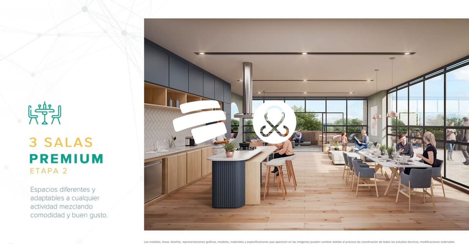 Apartamento de 1 alcoba en venta en Lagos De Torca, Bogotá, 38 m² · foto 6 de 7