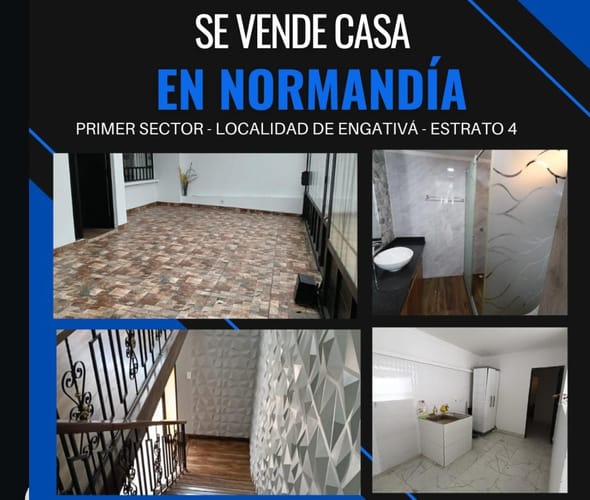 Casa de 6 alcobas en venta en Normandia, Bogotá, 380 m² · foto 3 de 3