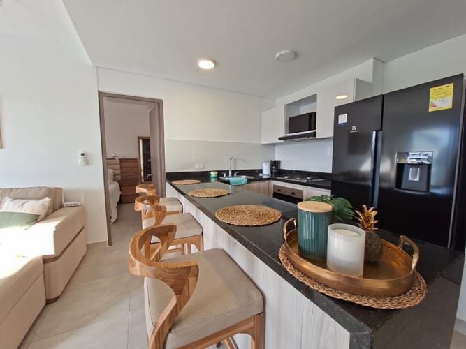 Apartamento de 2 alcobas en venta en Serena Del Mar, Cartagena, 62 m² · foto 4 de 11