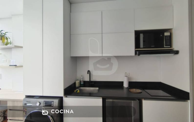 Apartamento de 1 alcoba en venta en Chico Norte, Bogotá, 21 m² · foto 2 de 17