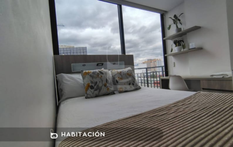 Apartamento de 1 alcoba en venta en Chico Norte, Bogotá, 21 m² · foto 6 de 17