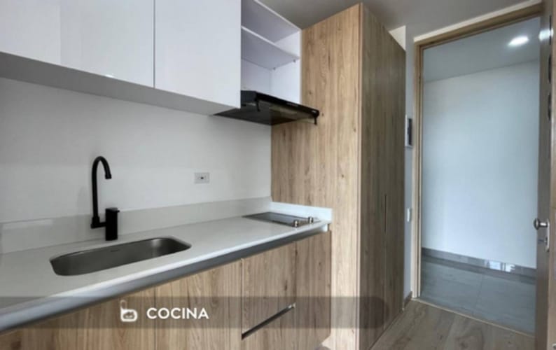 Apartaestudio en arriendo en Chico Norte, Bogotá, 24 m² · foto 3 de 7