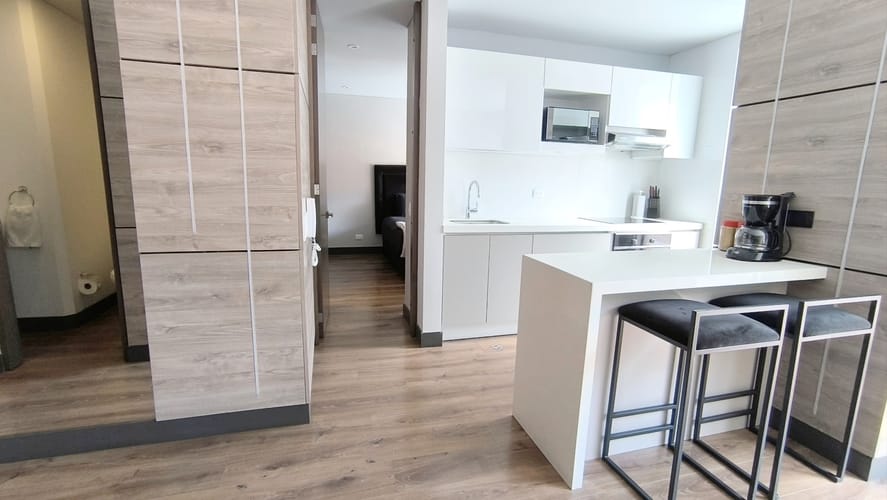Apartamento de 1 alcoba en venta en Chico, Bogotá, 43 m² · foto 9 de 17