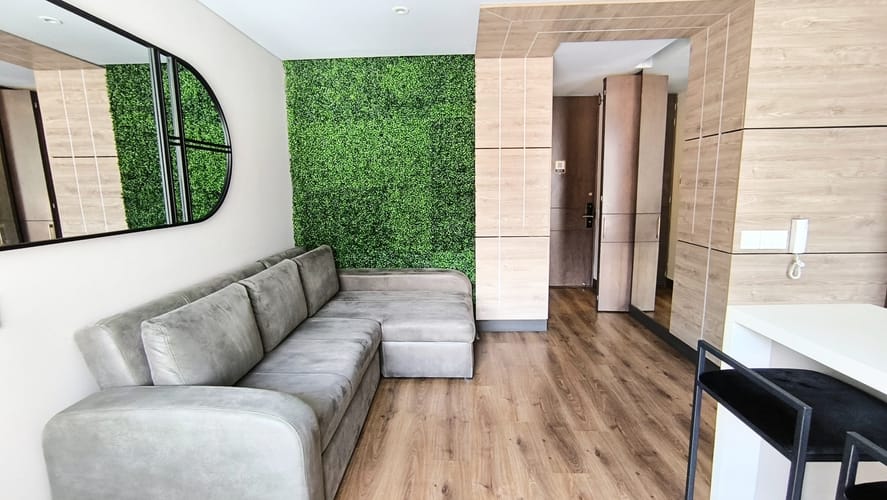 Apartamento de 1 alcoba en venta en Chico, Bogotá, 43 m² · foto 5 de 17