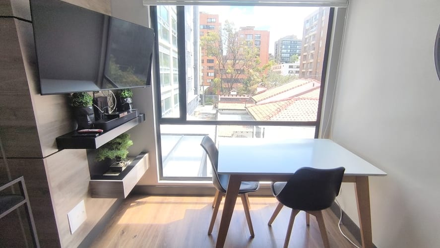 Apartamento de 1 alcoba en venta en Chico, Bogotá, 43 m² · foto 4 de 17