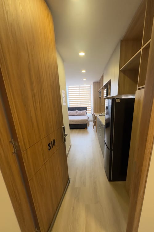 Apartaestudio en arriendo en Quinta Paredes, Bogotá, 20 m² · foto 3 de 10