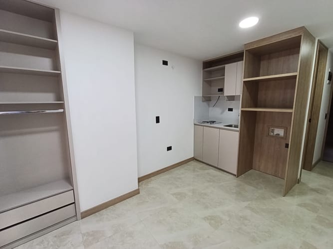Apartaestudio en arriendo en La Candelaria, Medellín, 25 m² · foto 4 de 10