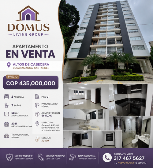 Apartamento de 2 alcobas en venta en Cabecera Del Llano, Bucaramanga, 68 m² · foto 22 de 22