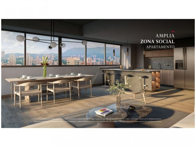 Apartamento de 3 alcobas en venta en Lalinde, Medellín, 110 m² · foto 6 de 9