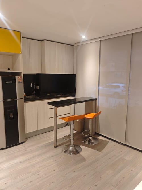 Apartamento de 1 alcoba en venta en Chico Norte, Bogotá, 27 m² · foto 3 de 7