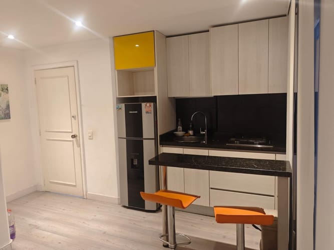 Apartamento de 1 alcoba en venta en Chico Norte, Bogotá, 27 m² · foto 4 de 7