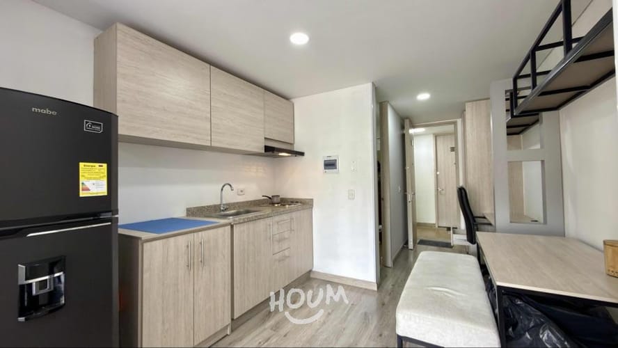 Apartamento de 1 alcoba en arriendo en La Veracruz, Bogotá, 25 m² · foto 4 de 17