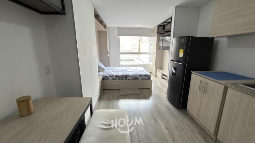 Apartamento de 1 alcoba en arriendo en La Veracruz, Bogotá, 25 m² · foto 9 de 17