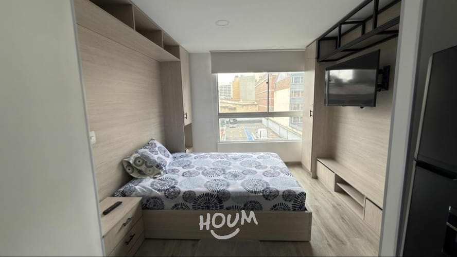 Apartamento de 1 alcoba en arriendo en La Veracruz, Bogotá, 25 m² · foto 10 de 17