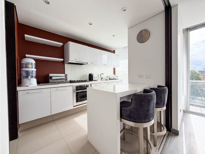 Apartaestudio en arriendo en Chico Norte, Bogotá, 60 m² · foto 6 de 14
