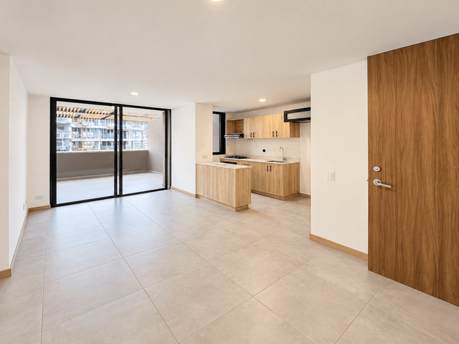 Apartamento de 2 alcobas en arriendo en Chipre, Rionegro, 82 m² · foto 4 de 14