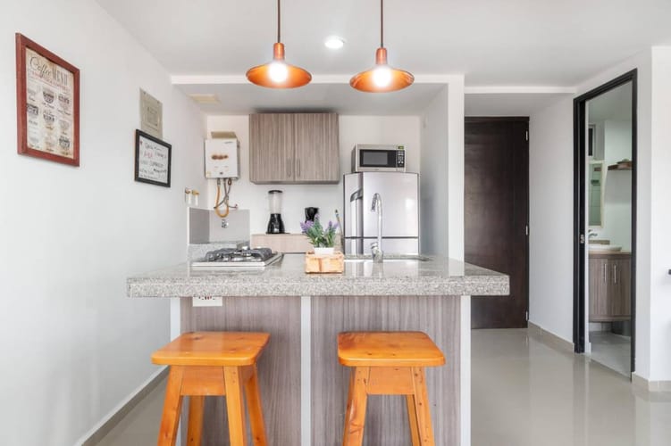 Apartamento en arriendo en Cristo Rey, Medellín, 31 m² · foto 3 de 6