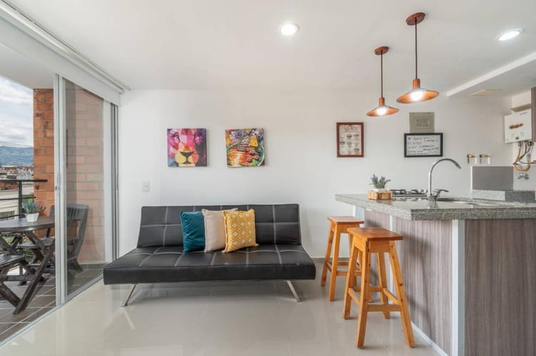 Apartamento en arriendo en Cristo Rey, Medellín, 31 m² · foto 4 de 6