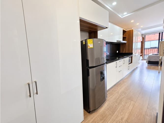 Apartaestudio en venta en Marly, Bogotá, 31 m² · foto 2 de 17