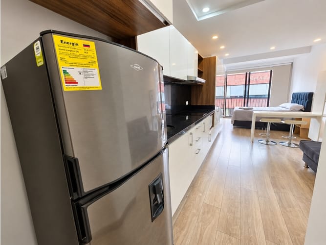 Apartaestudio en venta en Marly, Bogotá, 31 m² · foto 3 de 17