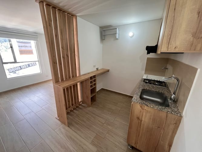 Apartamento de 1 alcoba en venta en Las Nieves, Bogotá, 22 m² · foto 6 de 8