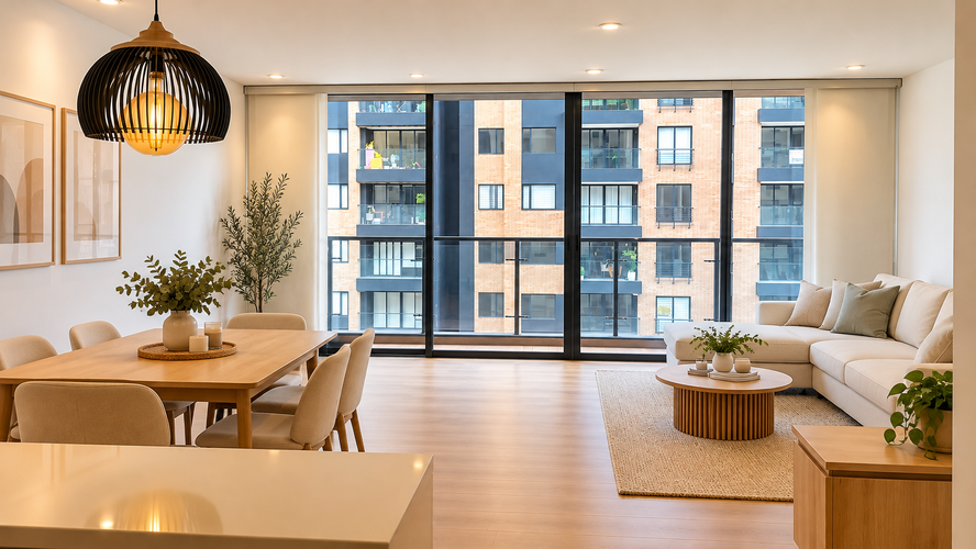 Apartamento de 2 alcobas en arriendo en Ciudad Salitre, Bogotá, 78 m² · foto 1 de 15