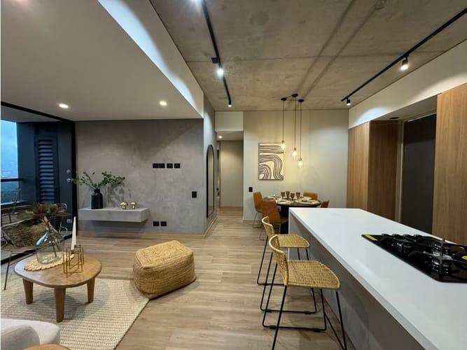 Apartamento de 2 alcobas en venta en Loma De Las Brujas, Envigado, 91 m² · foto 12 de 24