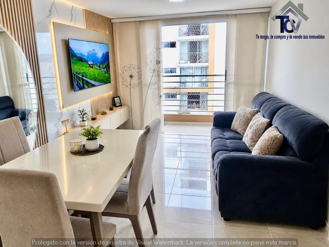 Apartamento de 3 alcobas en venta en Lagos I, Floridablanca, 73 m² · foto 5 de 12