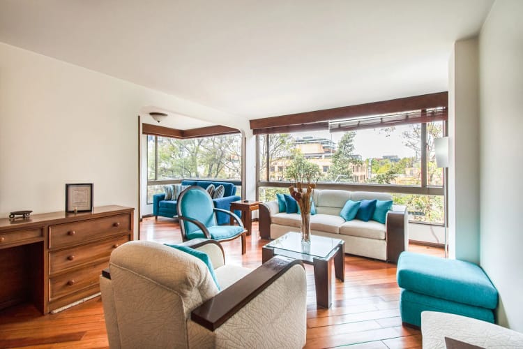 Apartamento de 3 alcobas en venta en Chico Norte, Bogotá, 103 m² · foto 1 de 13