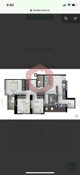Apartamento de 3 alcobas en arriendo en La Florida, Sabaneta, 75 m² · foto 20 de 20