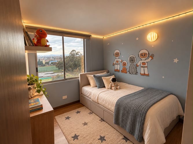 Apartamento de 3 alcobas en venta en Santa Teresa, Bogotá, 88 m² · foto 6 de 11