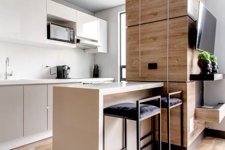 Apartaestudio en venta en Chico Norte, Bogotá, 43 m² · foto 5 de 14