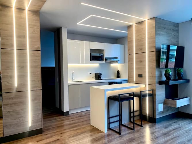 Apartaestudio en venta en Chico Norte, Bogotá, 43 m² · foto 6 de 14