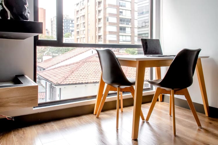 Apartaestudio en venta en Chico Norte, Bogotá, 43 m² · foto 9 de 14
