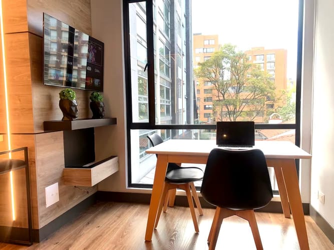 Apartaestudio en venta en Chico Norte, Bogotá, 43 m² · foto 8 de 14