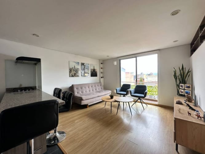 Apartamento de 1 alcoba en arriendo en Barrios Unidos, Bogotá, 44 m² · foto 2 de 12