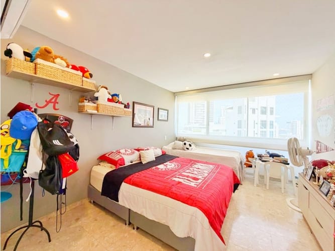 Apartamento de 3 alcobas en venta en Bocagrande, Cartagena, 227 m² · foto 18 de 22