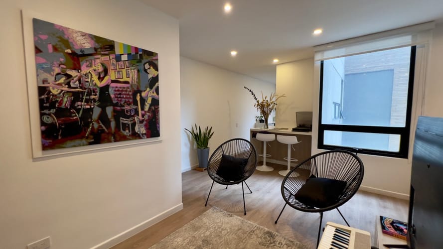 Apartaestudio en arriendo en Las Nieves, Bogotá, 54 m² · foto 4 de 11