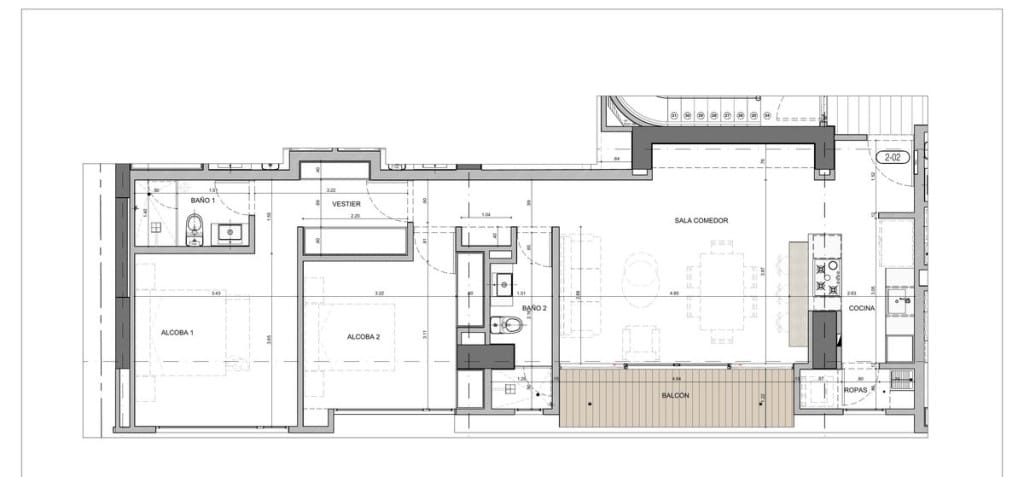 Apartamento de 2 alcobas en venta en Santa Barbara, Bogotá, 94 m² · foto 11 de 11