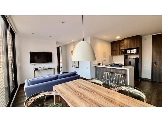 Apartamento de 2 alcobas en arriendo en Chico Norte, Bogotá, 56 m² · foto 1 de 16