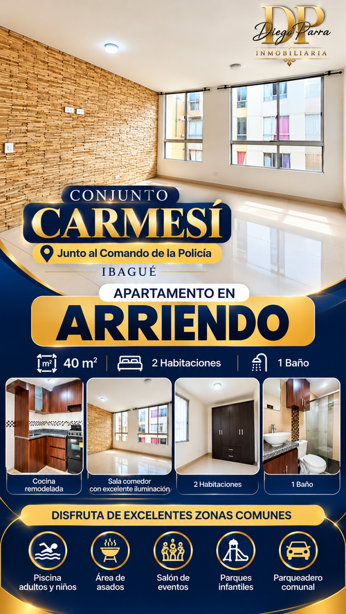 Apartamento de 2 alcobas en arriendo en Picaleña Y Mirolindo, Ibagué, 40 m² · foto 9 de 14