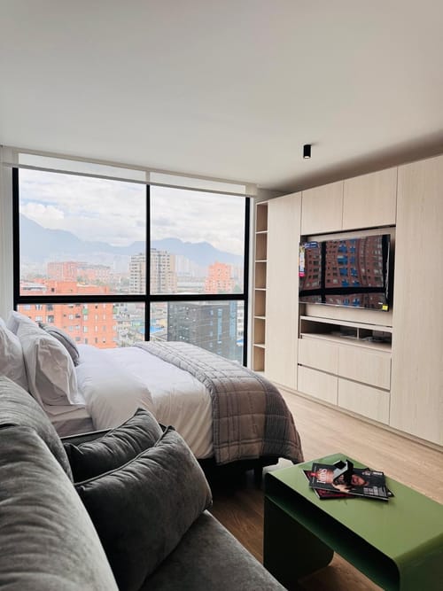 Apartaestudio en arriendo en El Recuerdo, Bogotá, 24 m² · foto 2 de 5