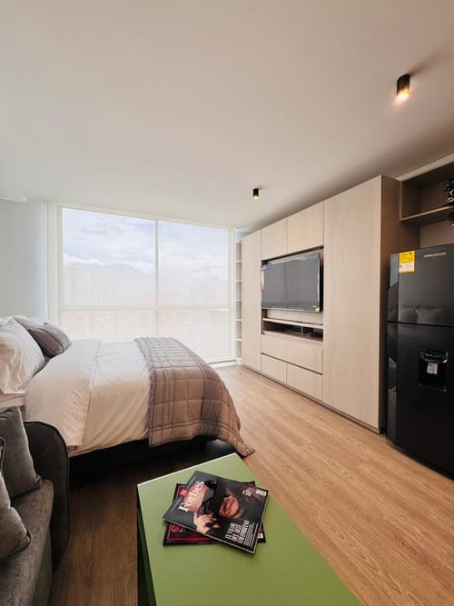 Apartaestudio en arriendo en El Recuerdo, Bogotá, 24 m² · foto 3 de 5