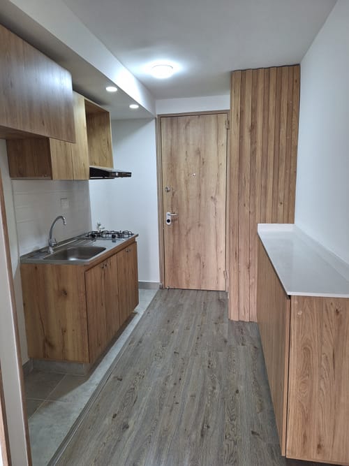 Apartamento de 1 alcoba en arriendo en Santafé, Bogotá, 25 m² · foto 3 de 9