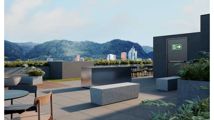 Apartamento de 1 alcoba en arriendo en Santafé, Bogotá, 25 m² · foto 8 de 9