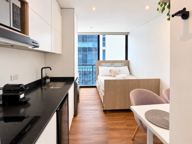Apartaestudio en arriendo en Chico Norte, Bogotá, 21 m² · foto 14 de 14
