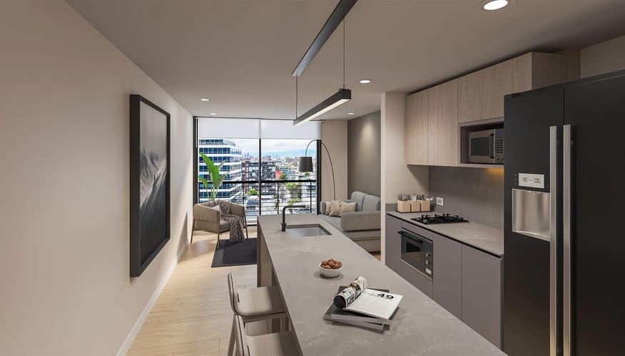 Apartamento de 1 alcoba en venta en Rincon Del Chico, Bogotá, 54 m² · foto 2 de 9