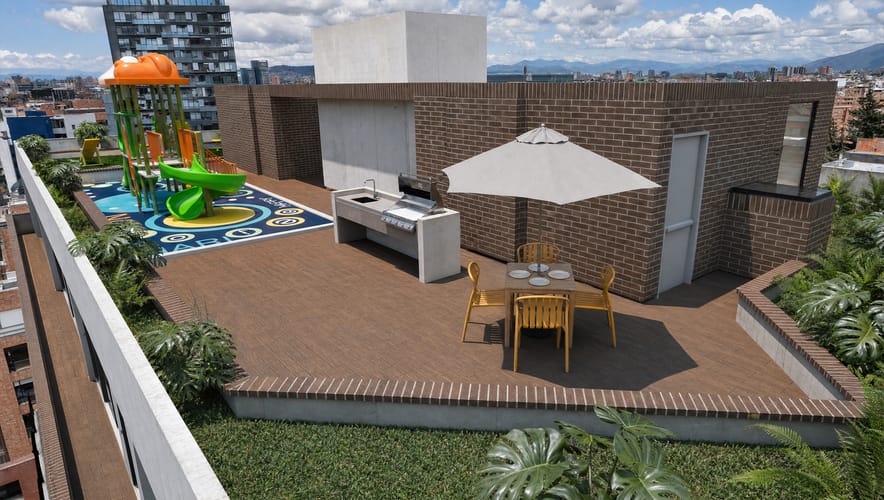 Apartamento de 1 alcoba en venta en Rincon Del Chico, Bogotá, 54 m² · foto 8 de 9
